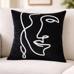 Cushion Face Flocked