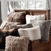 Cushion 20x20 Throw Faux Fur Animal Skin Colours Pattern