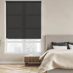 Daylight Linen Roller Blind| Black