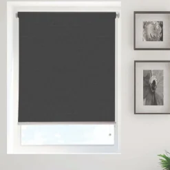 Daylight Linen Roller Blind| Black
