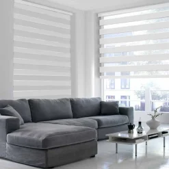 Day & Night - Cordless Blackout Roller Blinds | White