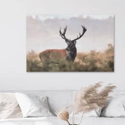Deer Printed Canvas