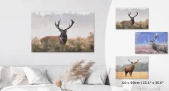 Deer Printed Canvas