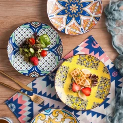 Dessert Plate 8.25in Ceramic Printed