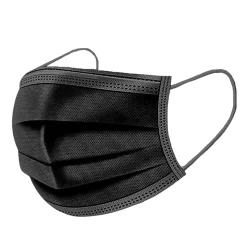 Disposable Black Protective Masks - Pack of 50