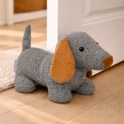Door Stopper Dog Brown 9in Height 33x13x22cm