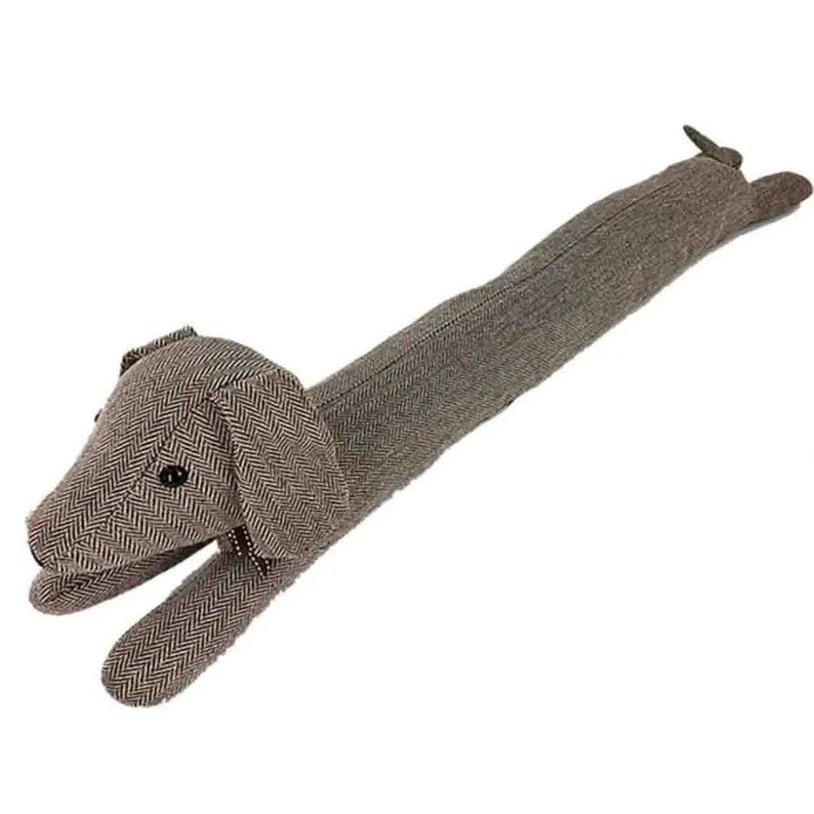Door Stopper Dog Long Length 34in Brown