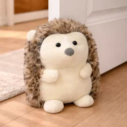 Door Stopper Hedgehog Grey 9in 19x17x23cm