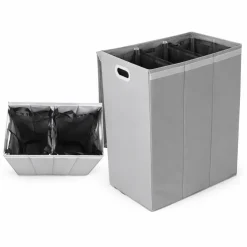 Double Laundry Basket With with Lid