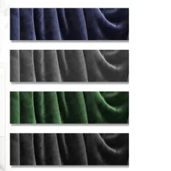 DRAKE Velour reverse to sherpa throw