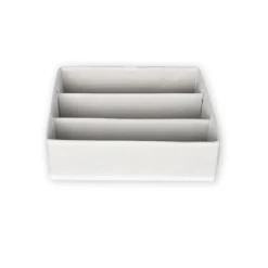 Drawer Divider White 35.5x35.5x10cm Foldable Grey/White