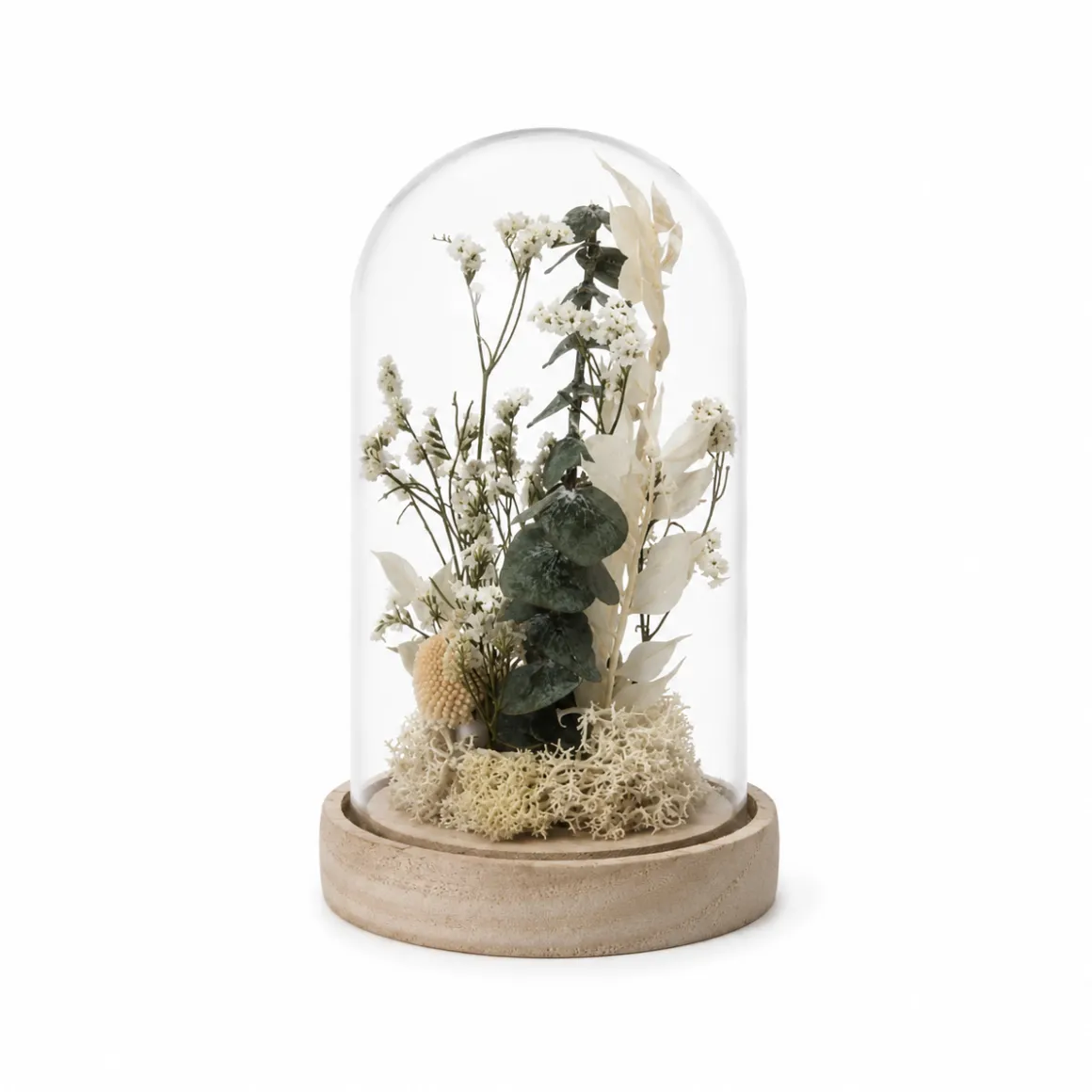 Dried Flowers In Cloche-Lauren Taylor