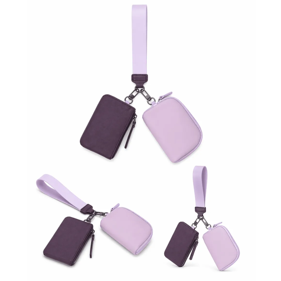 Dual Pouch Wristlet Set