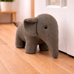 Elephant Fabric Door Stopper