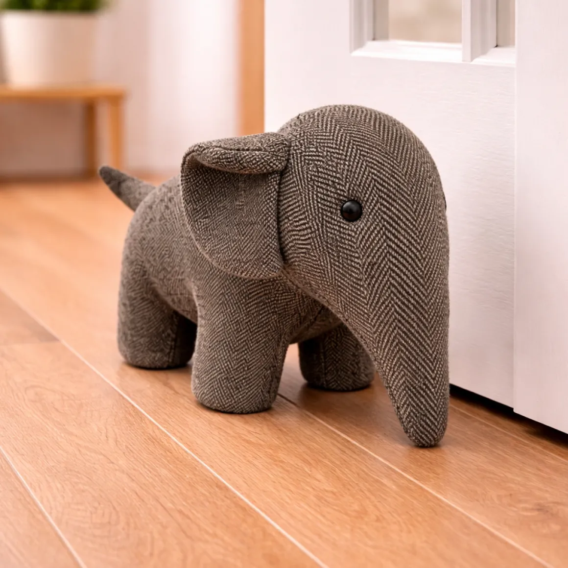 Elephant Fabric Door Stopper