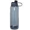 Elite -transparent Water Bottles 2000ml Lids Asst.