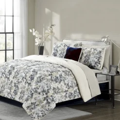 Ellis Comforter Set 8pc Grey Floral