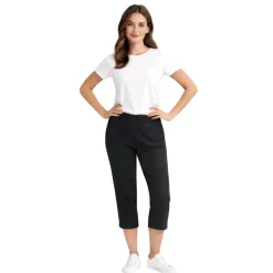Essential Cropped Pull-On Pants