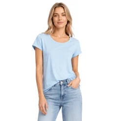 Essential Soft-Touch Scoop Neck T-Shirt