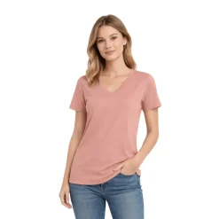 Essential V-Neck Cotton T-Shirt
