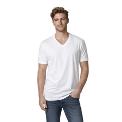 Essential V-Neck Cotton T-Shirt