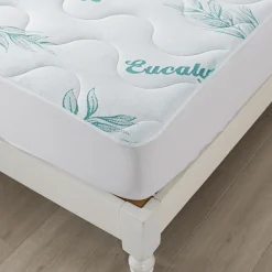 Eucalyptus Quilted Teal Mattress pad