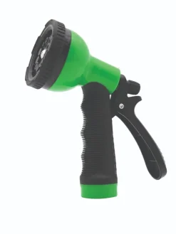 Expandable garden hose with 10 function Spray Gun