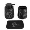 Faces - Ceramic Bathroom Accessories Set
