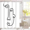 FACES Shower Curtain