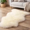 Faux Sheepskin Accent Rug 24X35"