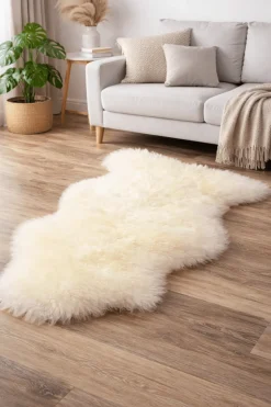 Faux Sheepskin Accent Rug 24X35"