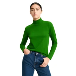 Fitted Turtleneck Top