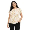 Floral Short Sleeve Blouse