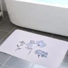 Florance - Memory Foam Bath Mat 20x30 Blue