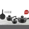 Forged Aluminum Non-stick Cookware Set 7 Pcs