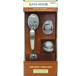 Front Door Handle Lock Set white
