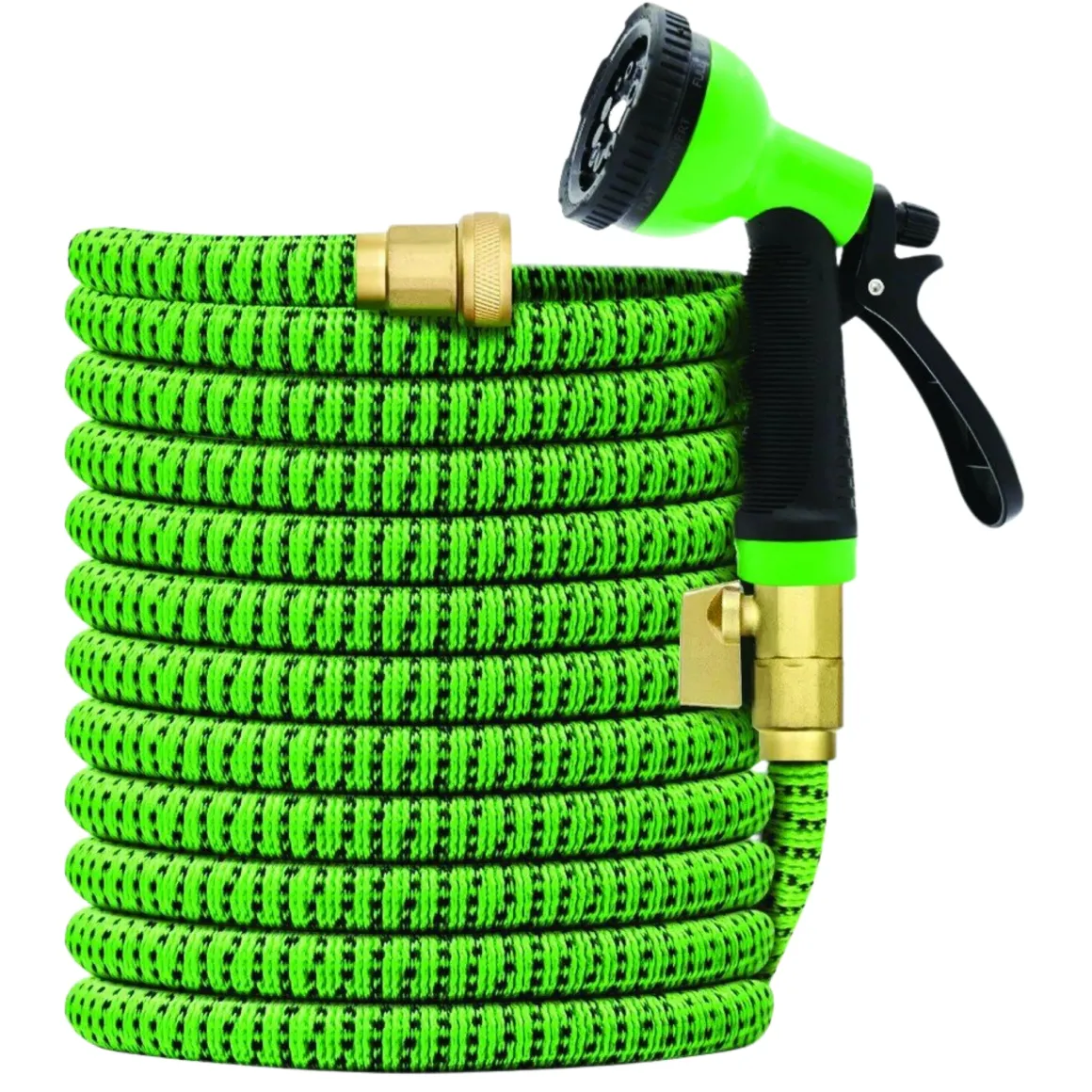 75 FT. Expandable Garden Hose with 10 Function Spray Gun