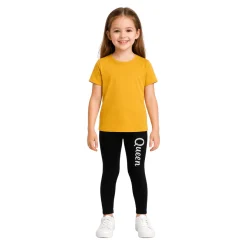 Girls’ Printed Stretch Leggings