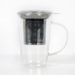 Glass Mug 450ml W/Tea Infuser