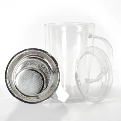 Glass Mug 450ml W/Tea Infuser
