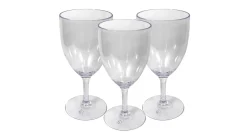 Gobelet 7in Set/3 Acrylic Clear