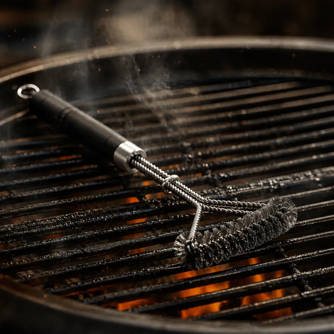 Grill Cleaning Brush – Wire Roller