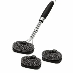 Grill Cleaning Brush with Replaceable Heads