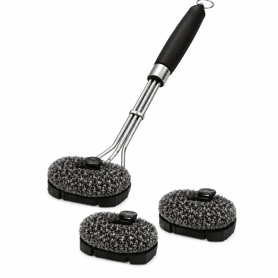 Grill Cleaning Brush with Replaceable Heads