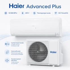 Haier Advanced Plus / NextGen Arctic Ductless Mini-Split Heat Pump – 220V | Free Shipping