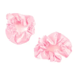 Hair Accessories Set – Pink Satin (4 Pieces)