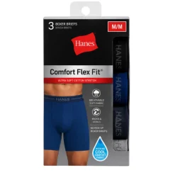 Hanes Comfort Flex Fit Boxer Briefs – 3 Pack