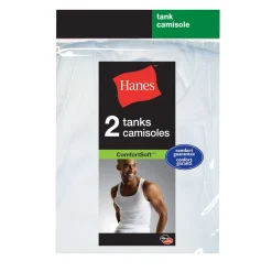 Hanes | 2-Pack White Tank Tops