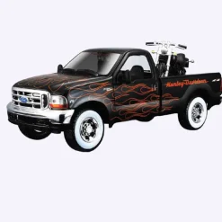 1:24 Hd Motorcycle With Vehicle