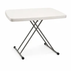 Height Adjustable Folding Table – Portable Compact Utility Table